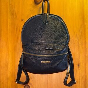 Blue Tuscany Leather Backpack